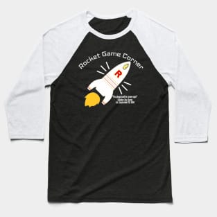 Rocket Game Corner Baseball T-Shirt